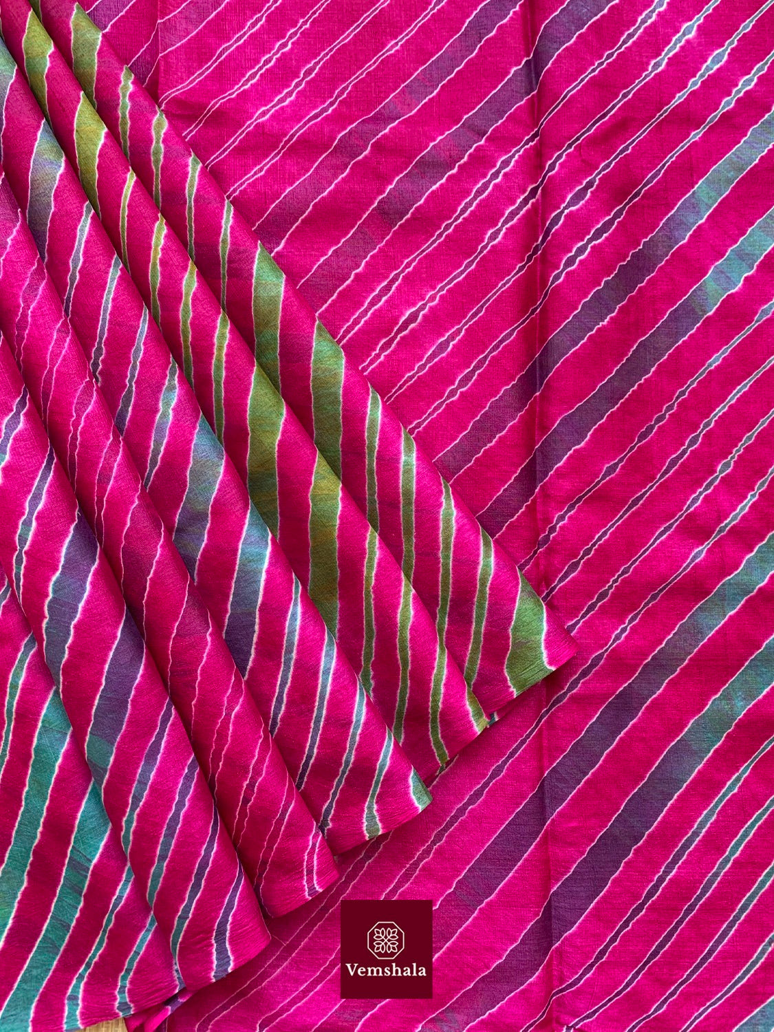 Leheriya Tussar silk